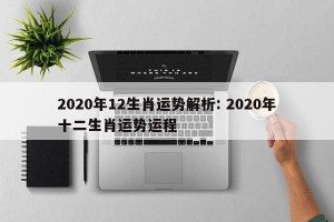 2020年12生肖运势解析: 2020年十二生肖运势运程
