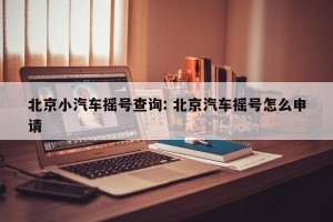 北京小汽车摇号查询: 北京汽车摇号怎么申请