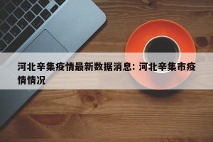 河北辛集疫情最新数据消息: 河北辛集市疫情情况